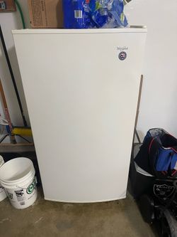 Standing Whirlpool Freezer