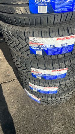 set Of 4 Tire Atlander 235/70/16 Installed And Balanced