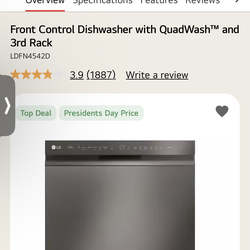 New dishwasher