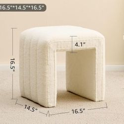 Aurealiz Modern Channel Ottoman