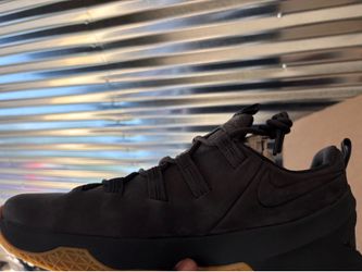 Nike LeBron 13 Low Premium "Anthracite Grey" (Style Code: AH8289-001).