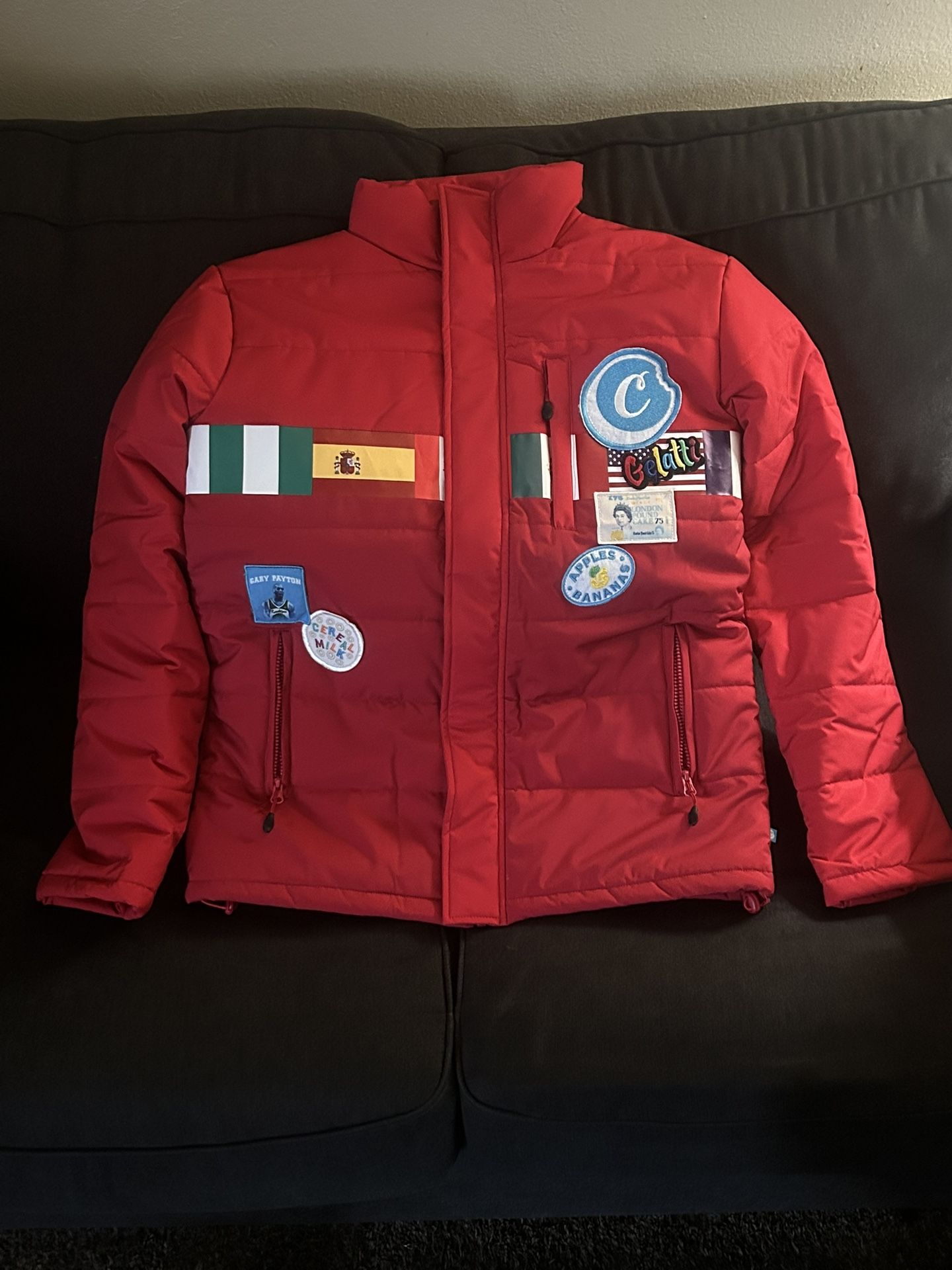 cookies sf puffer jacket size M