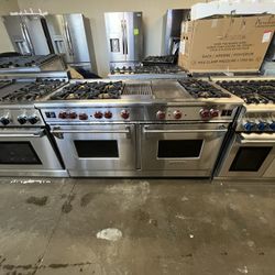 60” WOLF STAINLESS STEEL STOVE