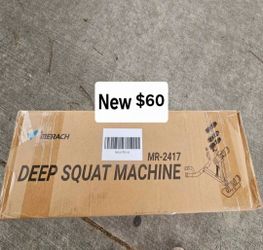 Deep Squat Machine New