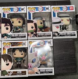 Funko Pops(All Or seperate) My Hero Academia, Dragon Ball Z , Demon Slayer