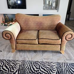 Leopard Print Love Seat 60x40 by AMDE, Inc. -  PICKUP ONLY Peoria, AZ
