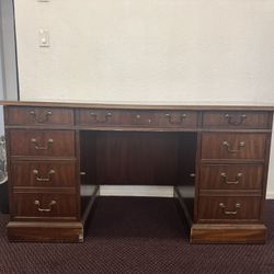 Solid, Wooden Vintage Desk