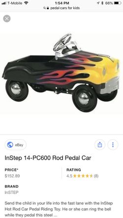 Instep street best sale rod pedal car