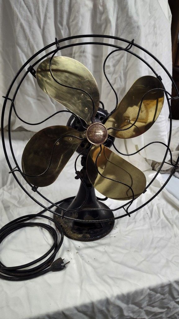 Emerson Four Blade Brass Fan