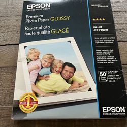 Epson Premium Photo Paper Glossy 8.5” x 11”