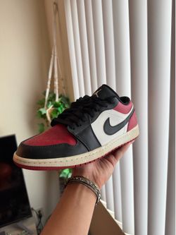 Jordan 1 Low Bred Toe Size 11 Men’s