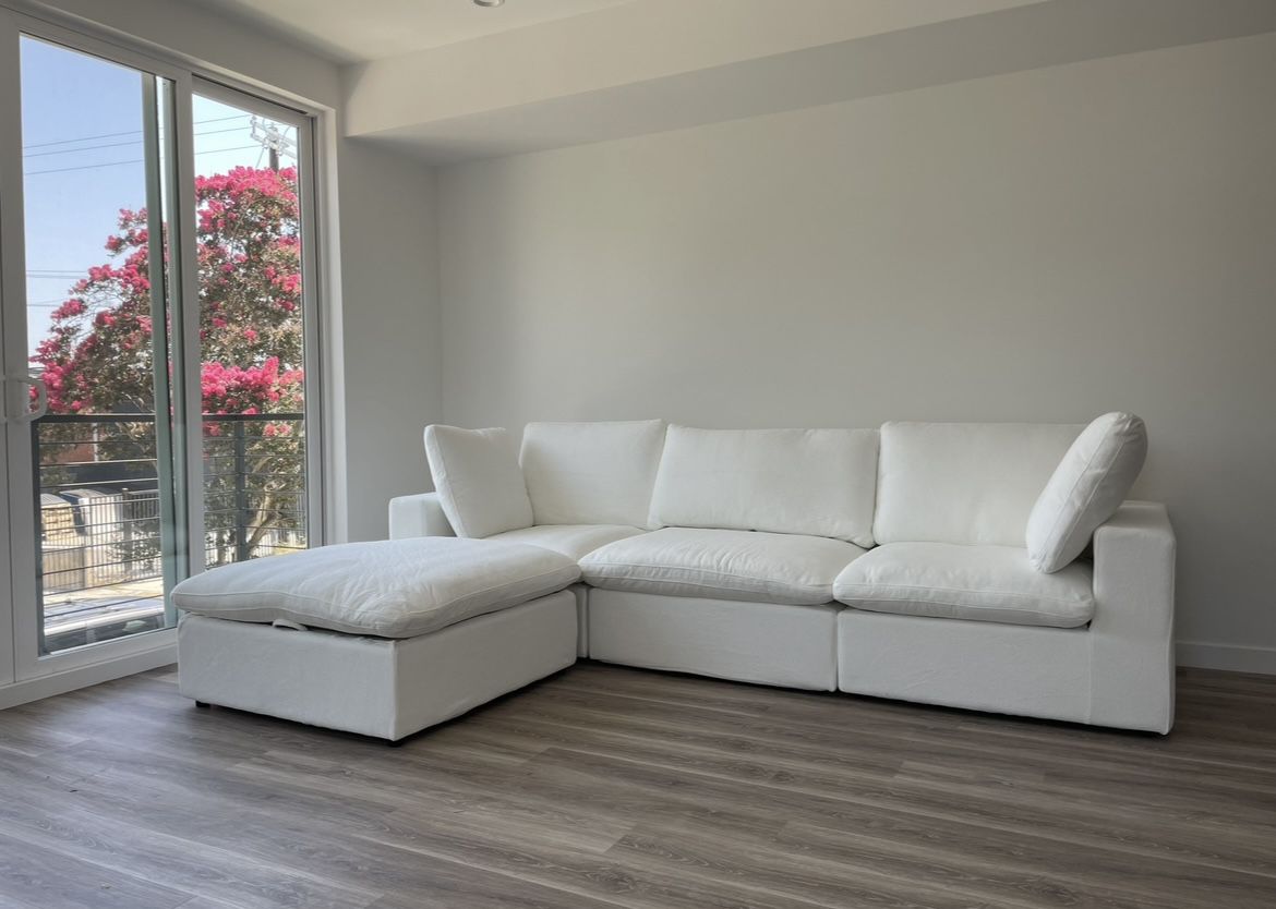 New White Cloud Sectional Couch 4pc Dupe