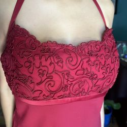 Floor Length Red Dress