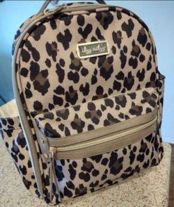 diaper backpack mini leopard print new$80 cash