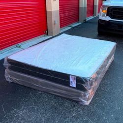 New Full Size Mattress And Box Spring Set - Delivery Available 🚚 