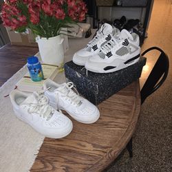 Jordan 4 - Retro Military Black Plus Extras!