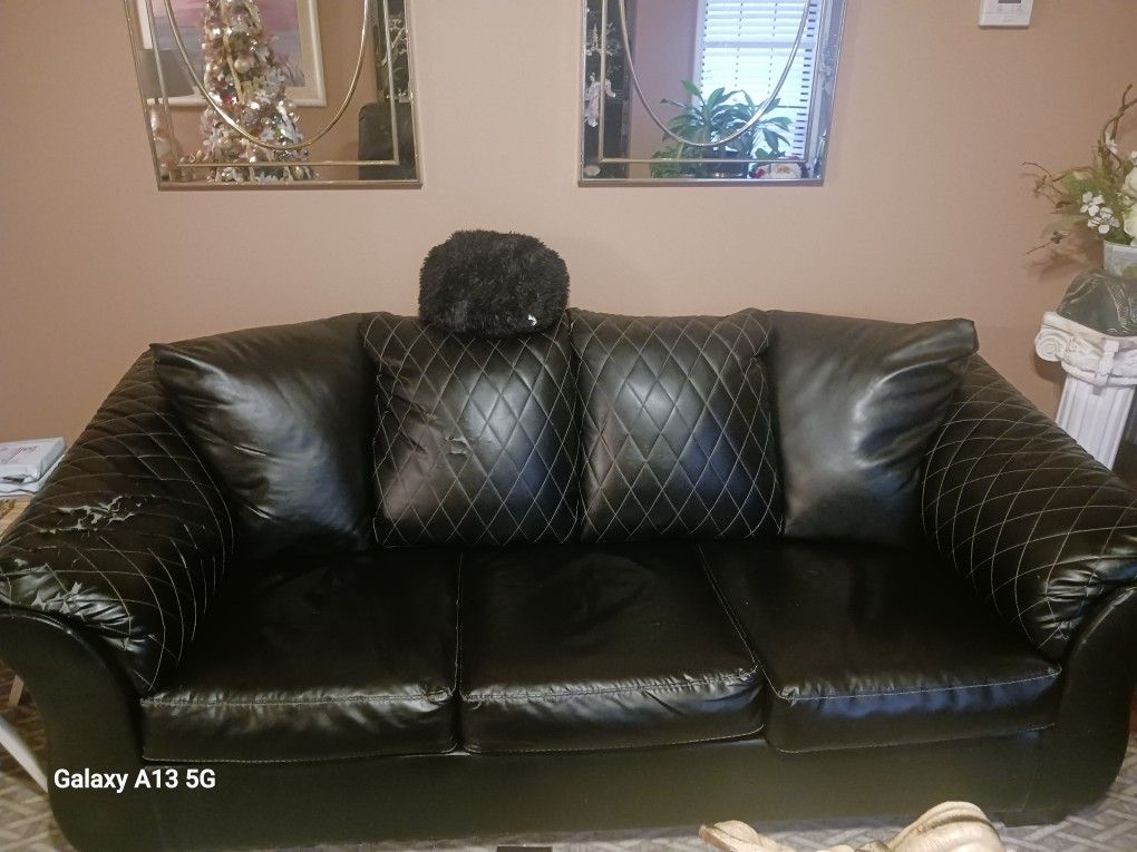 Couch Recliner And Rug