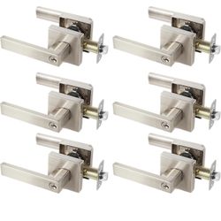 6 Bamberg 1080 Door Lock Lever Handle for Entrance Door Levers Bed Bath Door