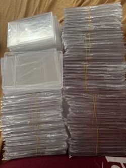 Clear Plastic Trading Card Holders Bulk Lot
