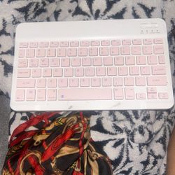 Pink Wireless Keyboard 