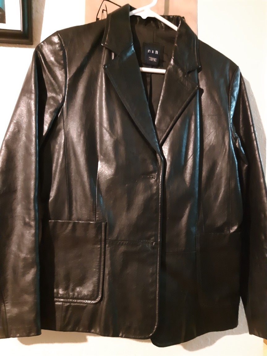 Gap leather jacket
