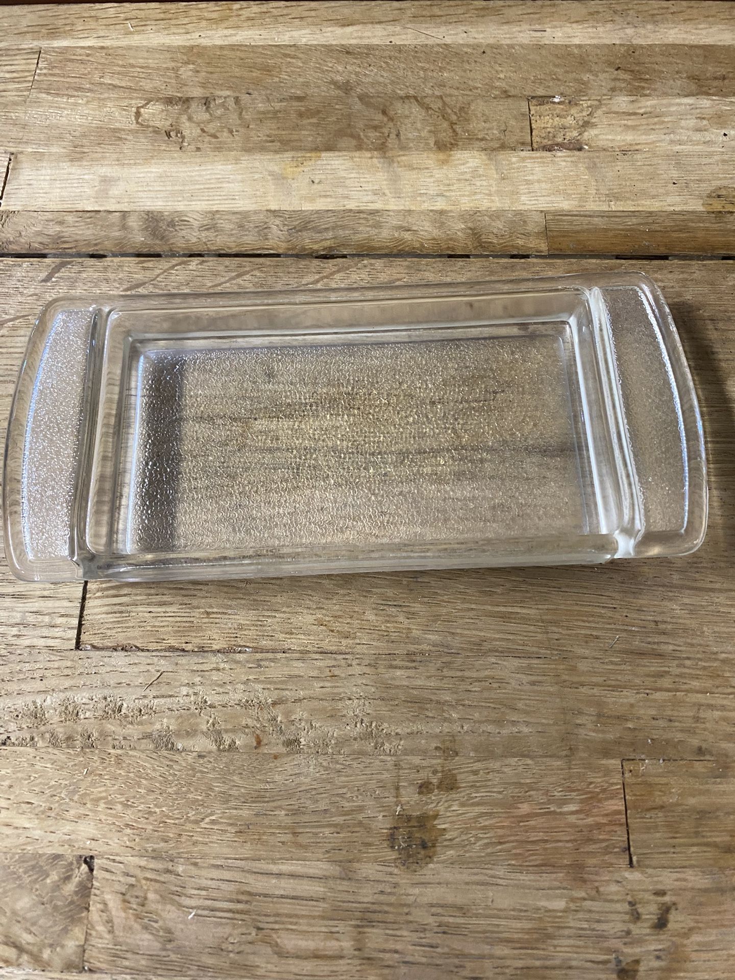 Glass Butter Dish Tray