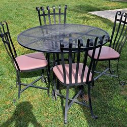 Patio Table With Chairs