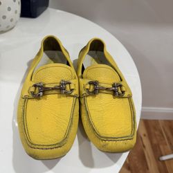 Ferragamo men's driver shoes, us size 8