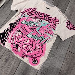 Hellstar no guts no glory white tee
