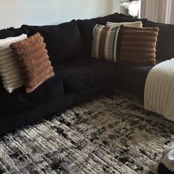 Black sectional 