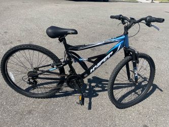 Hyper Shocker 26 Full Suspension Mountain Bike Bicycle Shimano 6 Speed