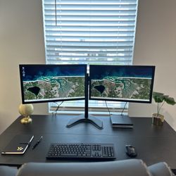 2 ViewSonic + Table Mount  + Power Cords 