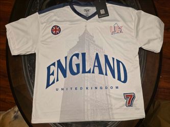 UK ENGLAND JERSEY #7 NEW WITH TAGS $10