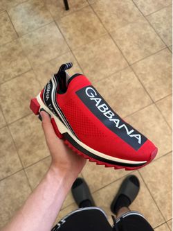 Dolce and Gabbanas sorrento sneakers slip on