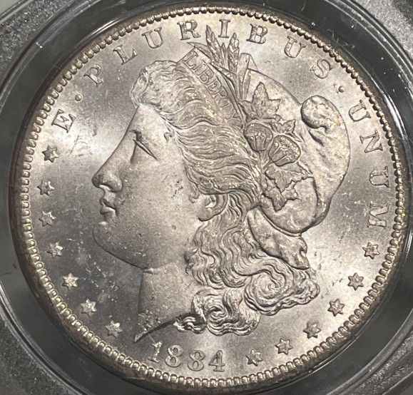 1884-CC Morgan Silver Dollar