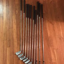 Right Handed Tour Blazer CD Gold Irons 3-9 & Woods 1,3,5