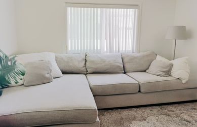 Boho mid century modern sectional couch