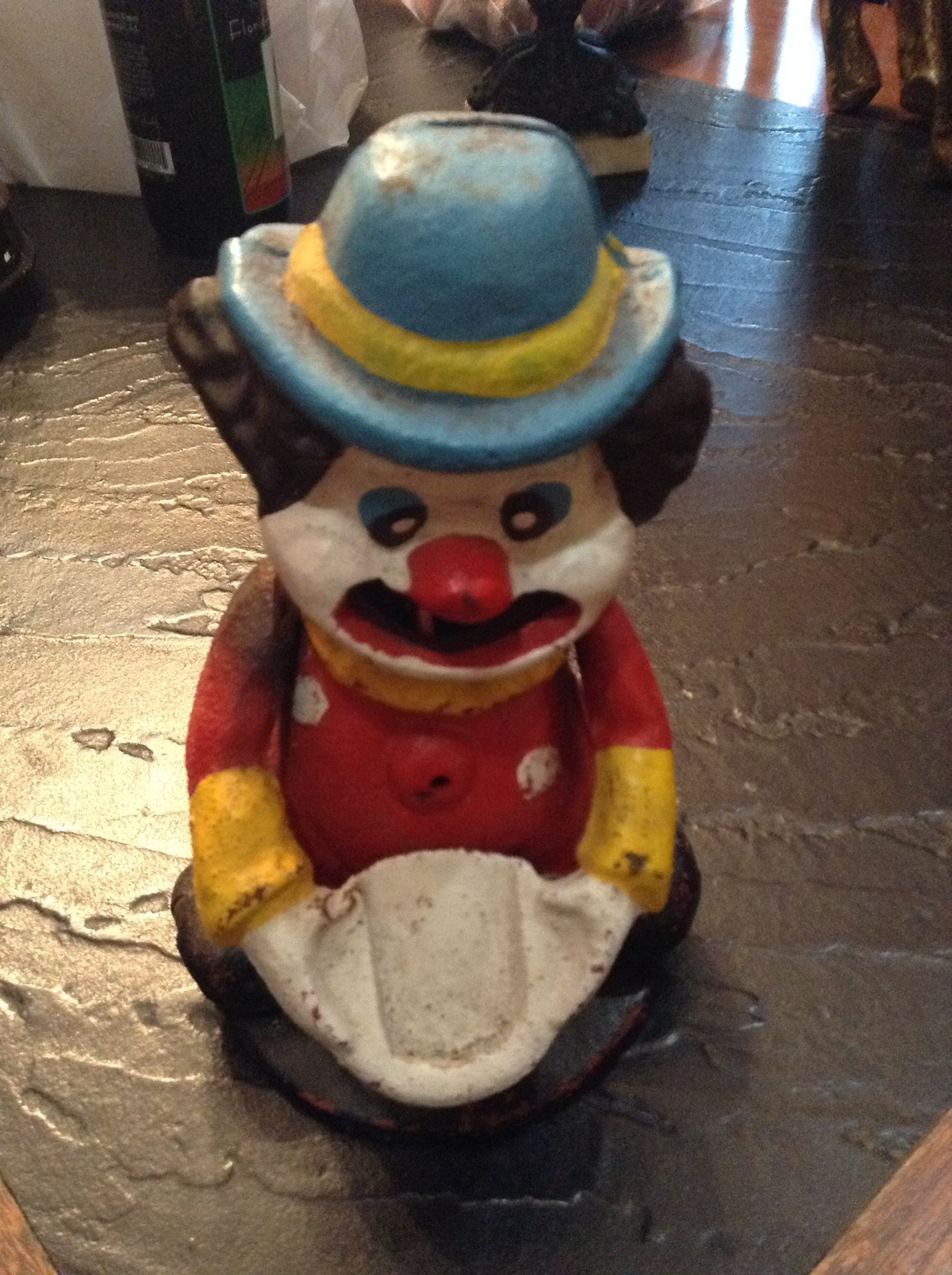 Iron coin bank $30.00 CASH. TEXT FOR PRICES.