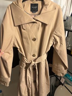 Kate Spade light camel trenchcoat brand new