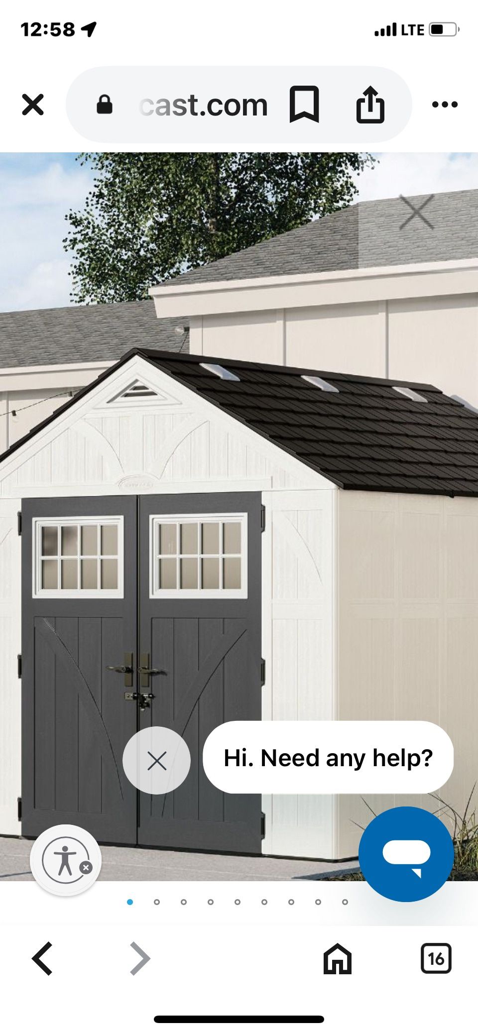 Brand New In Box 8x10 Shed