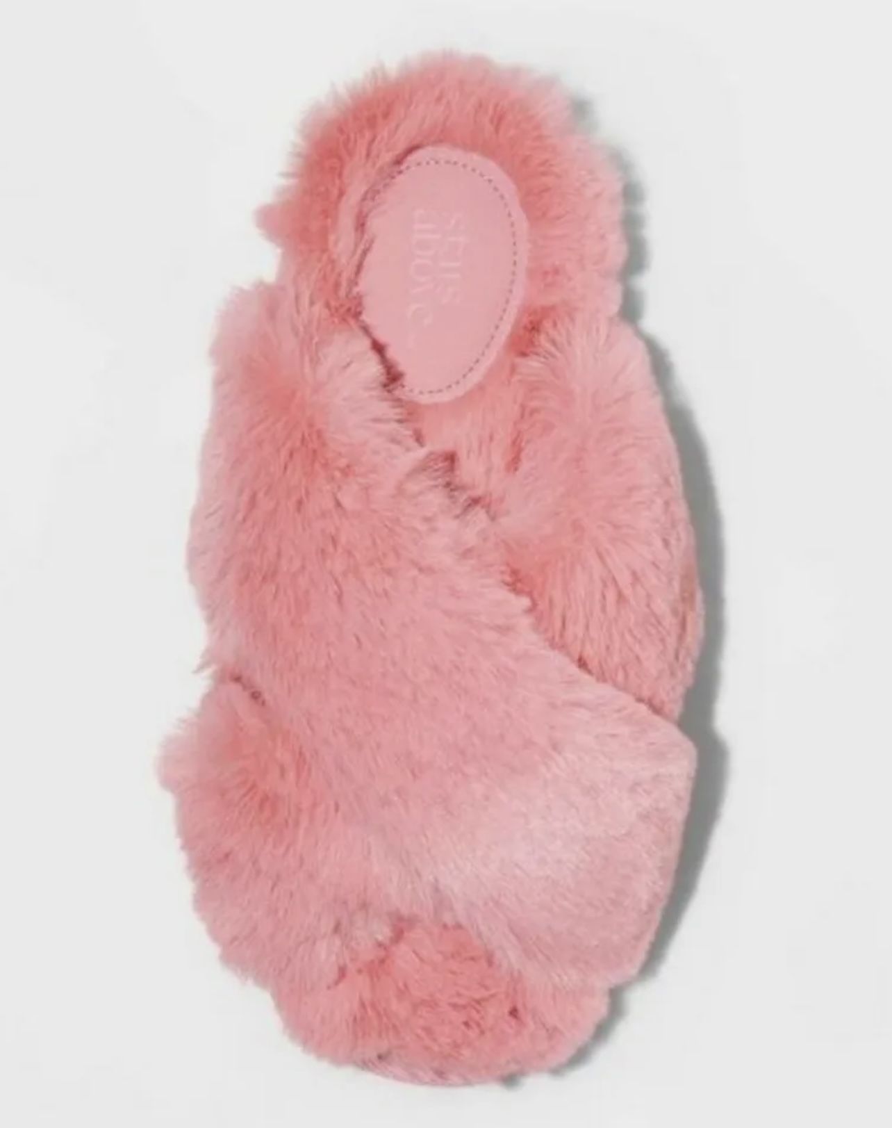NWT Target Stars Above Slide On Slippers Fuzzy Pink Women’s / Girls - Size 5/6
