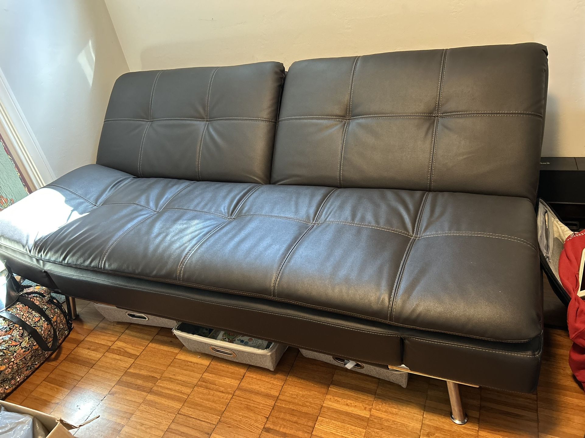 Leather Futon