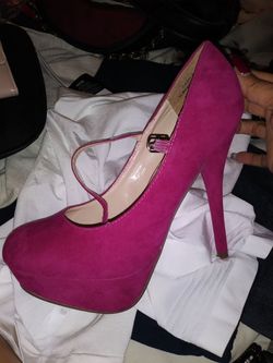 Pink heels