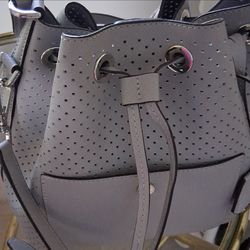 Michael Kors Grey Bucket purse