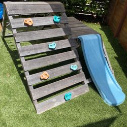 Kids Climbing Play Set with Slide 