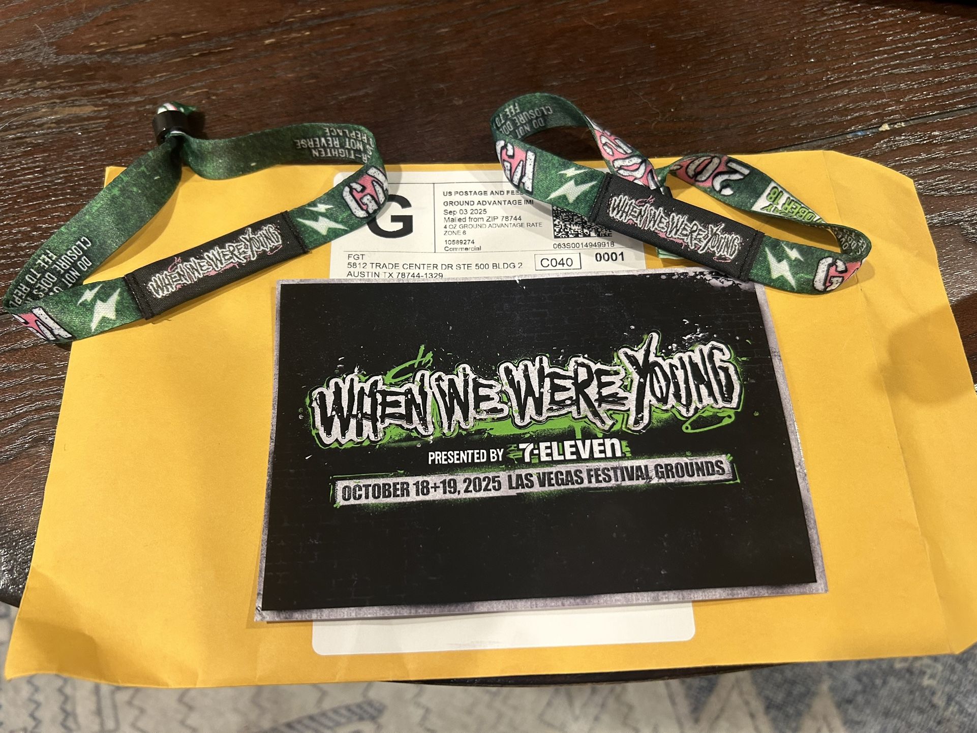 When We We’re Young 2 Wristbands