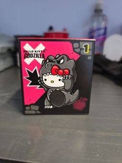 Hello kitty x  Godzilla