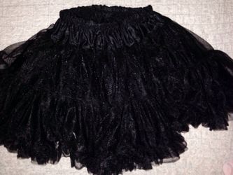 Costume black petit skirt tutu one size