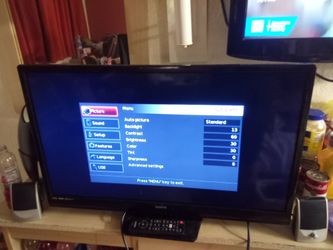 32" sanyo flat screen tv and full surround sound system