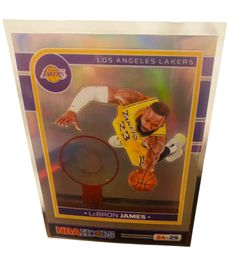 2025-25 Panini NBA Hoops #18 LeBron James Prism